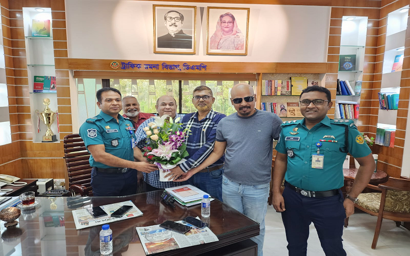 ট্রাফিক ব্যবস্থার উন্নয়ন সম্পর্কিত মতবিনিময় সভা অনুষ্ঠিত হয়
